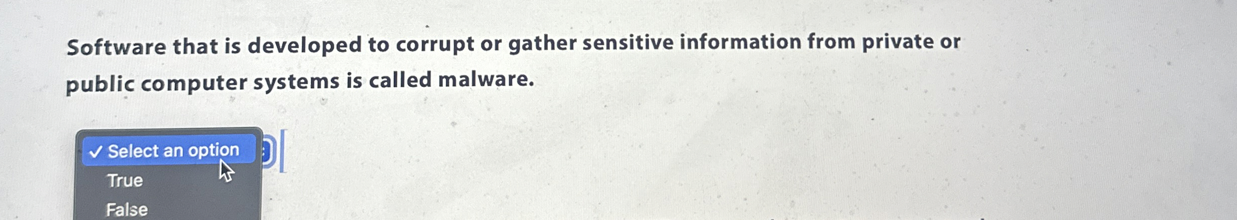 Software that is developed to corrupt or gather