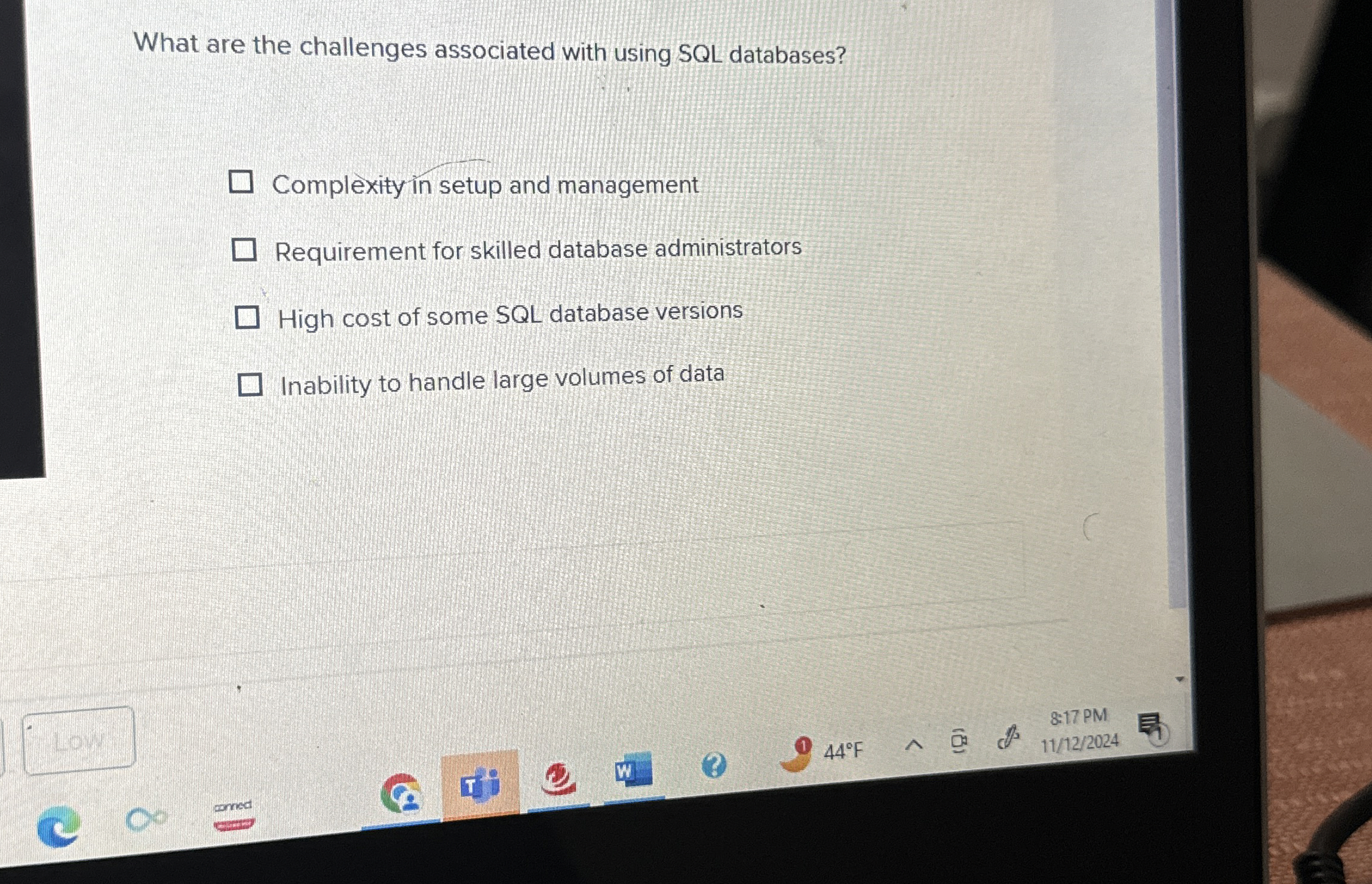 What are the challenges associated with using SQL