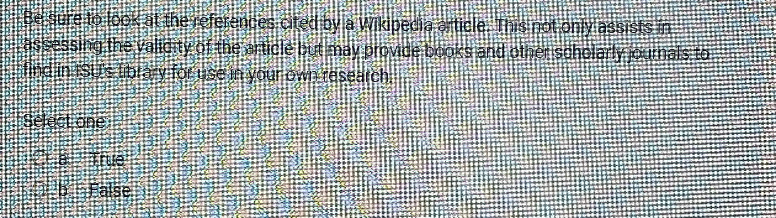 Be sure to look at the references cited by a