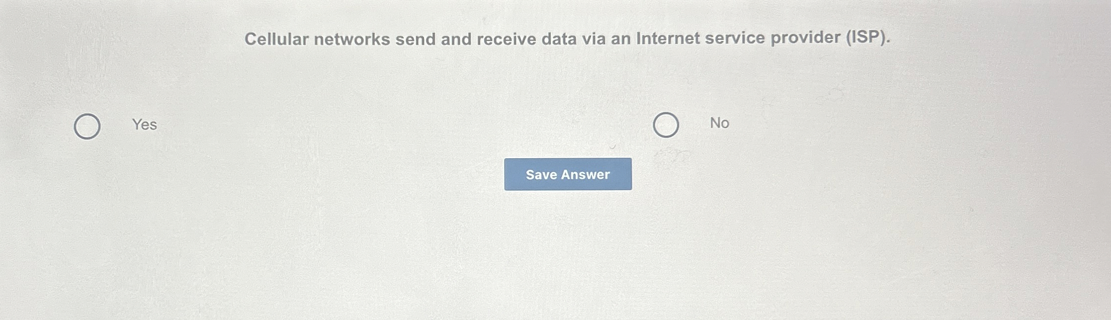 Cellular networks send and receive data via an