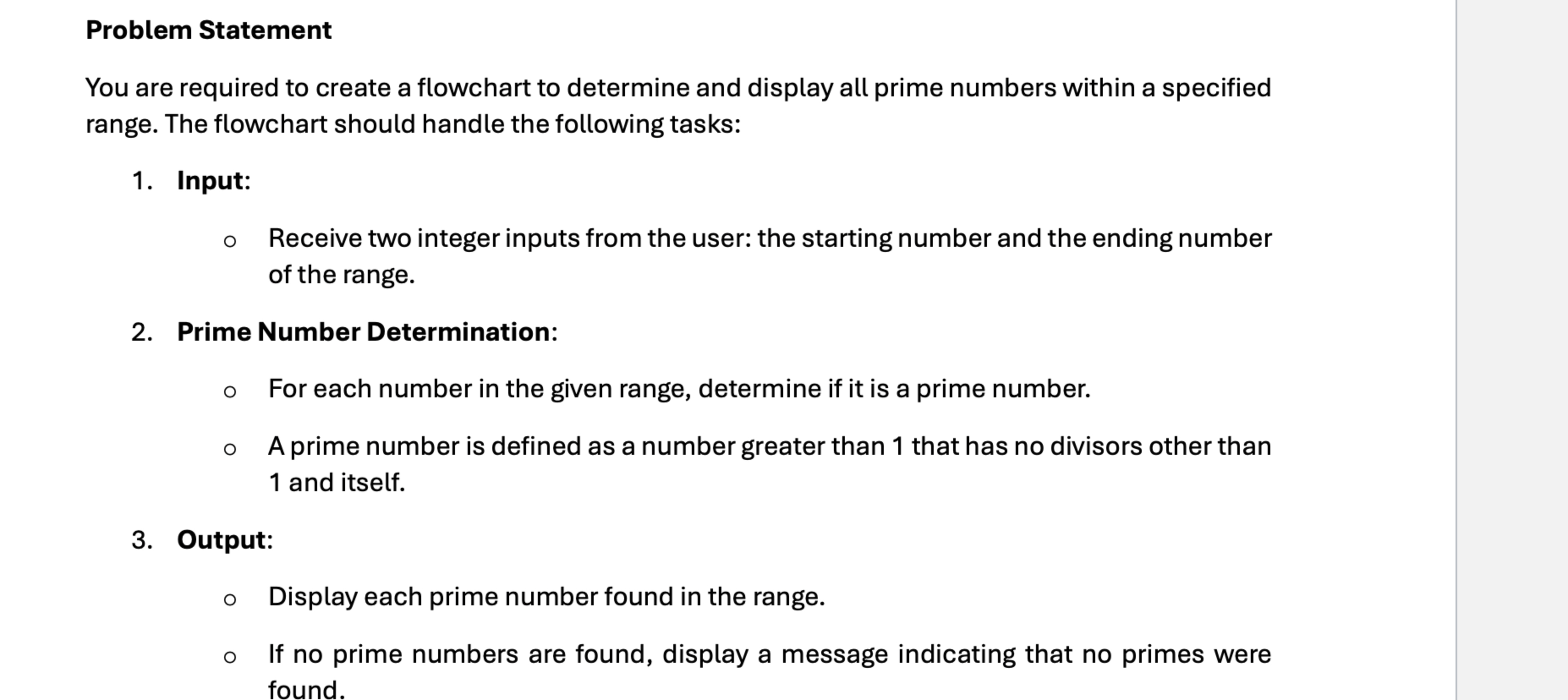 Problem Statement You are required to create a