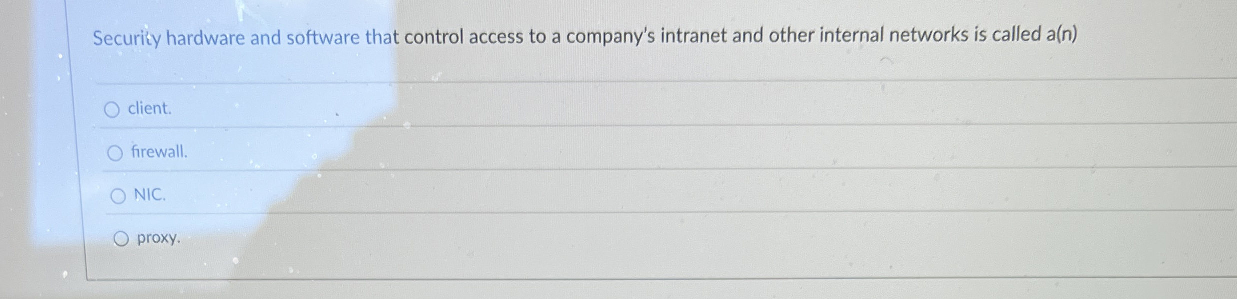 Securizy hardware and software that control