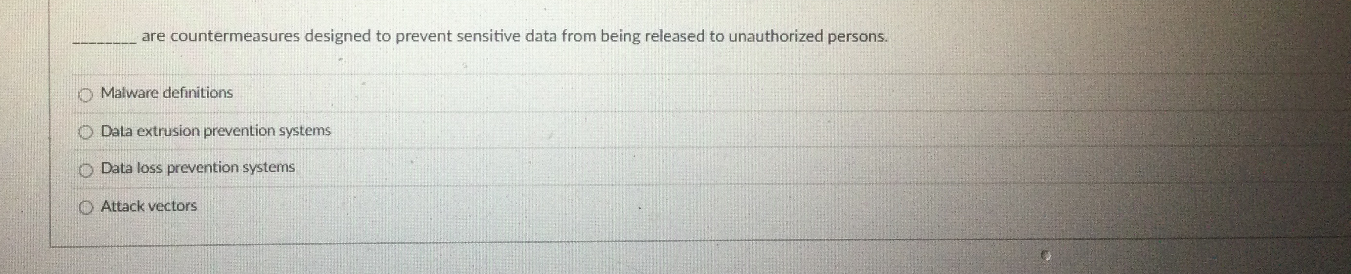 q , are countermeasures designed to prevent