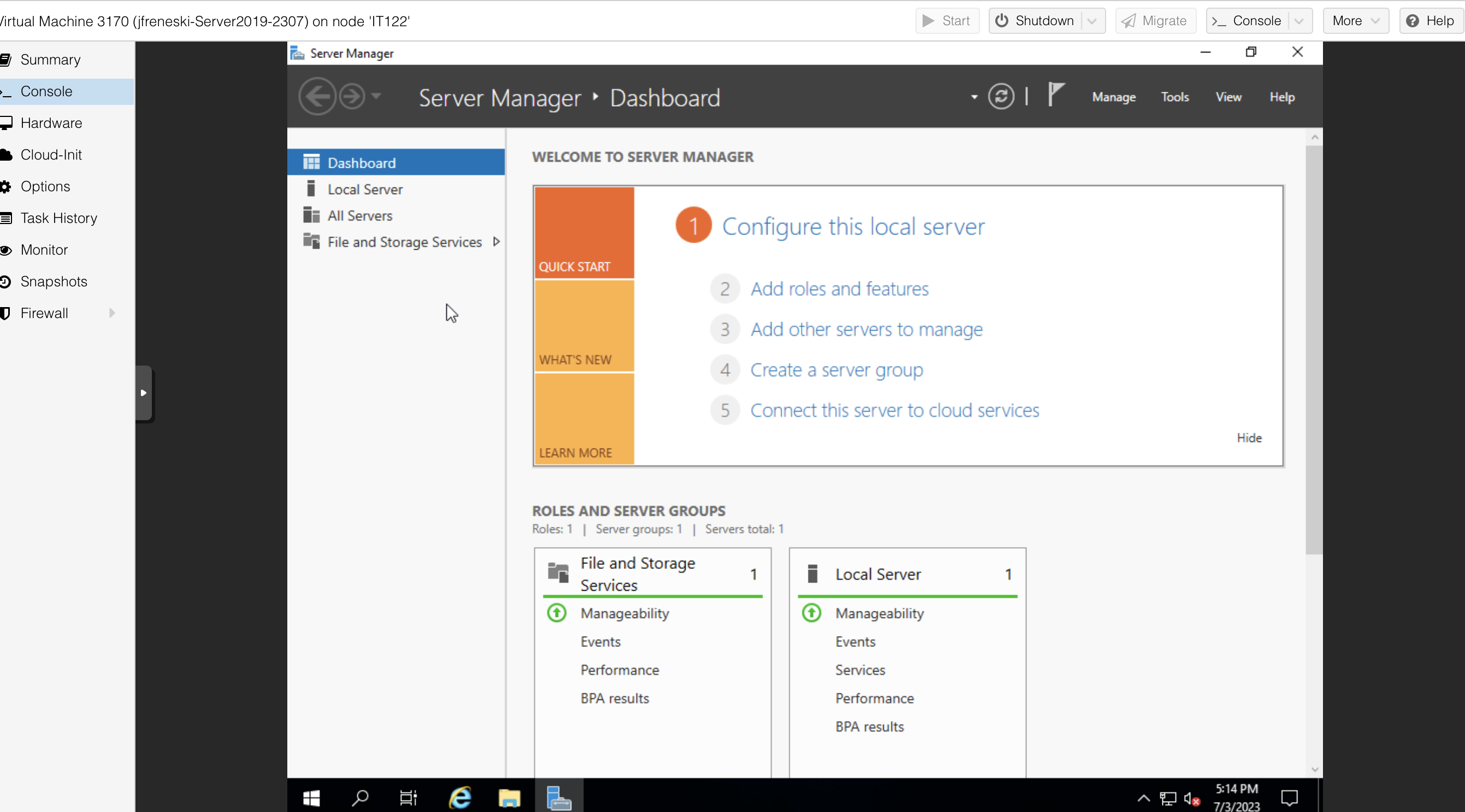 how do i find how many processes were actively