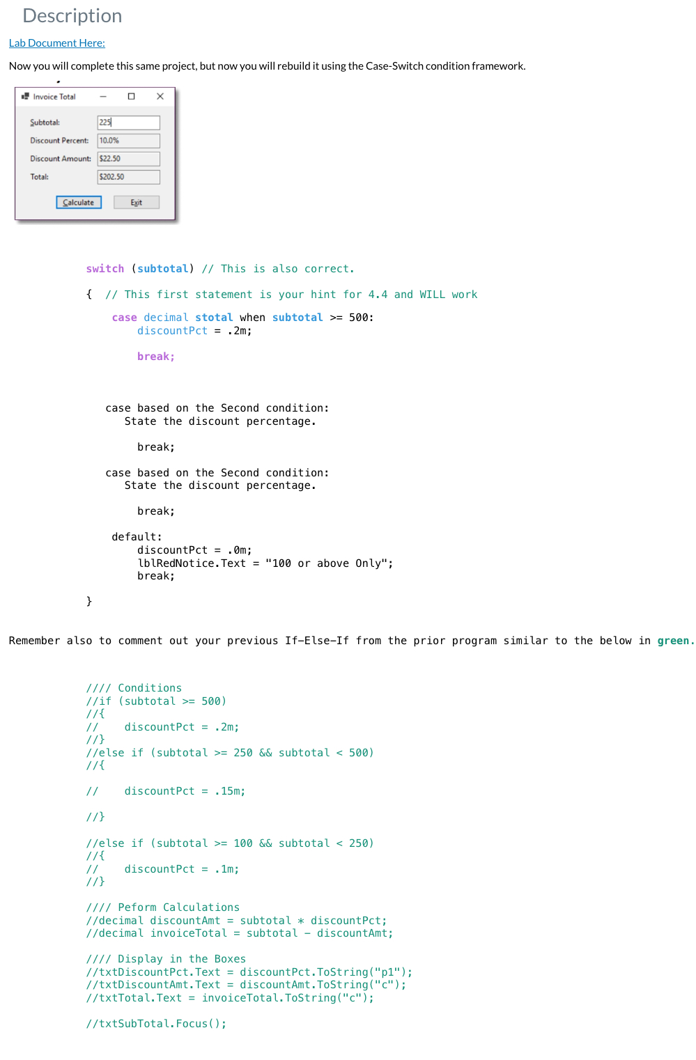 Using Windows Software Lab Document Here: Now you