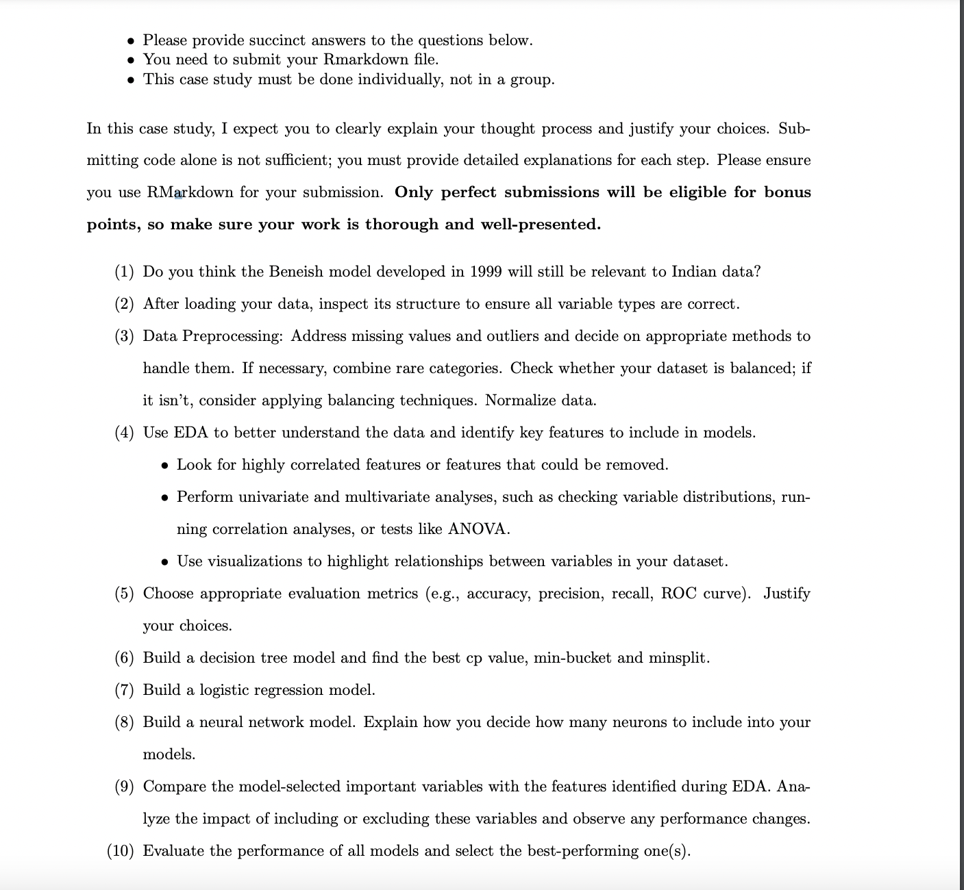 - Please provide succinct answers to the