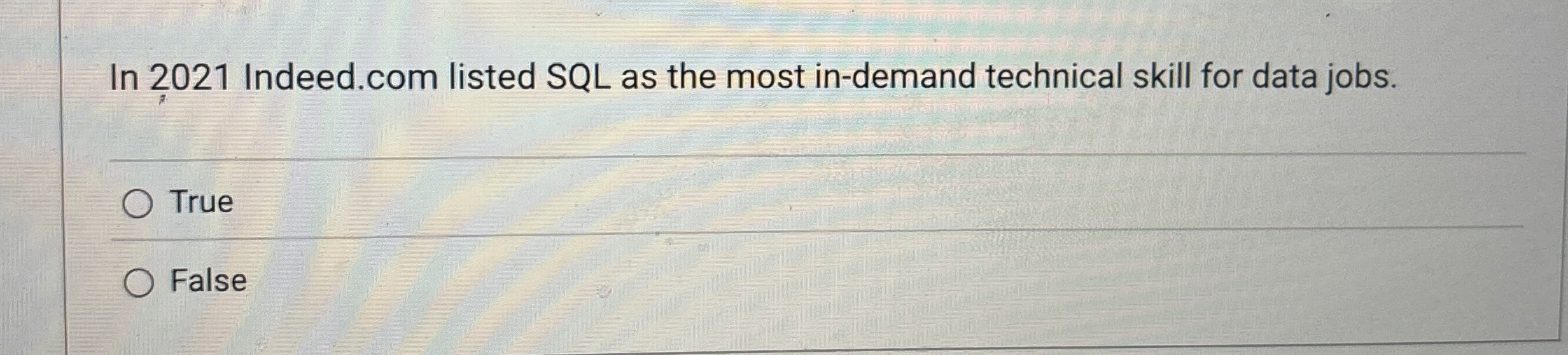 In 2 0 2 1 Indeed.com listed SQL as the most in -