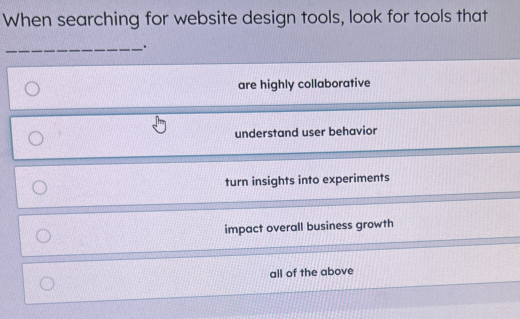 When searching for website design tools, look for