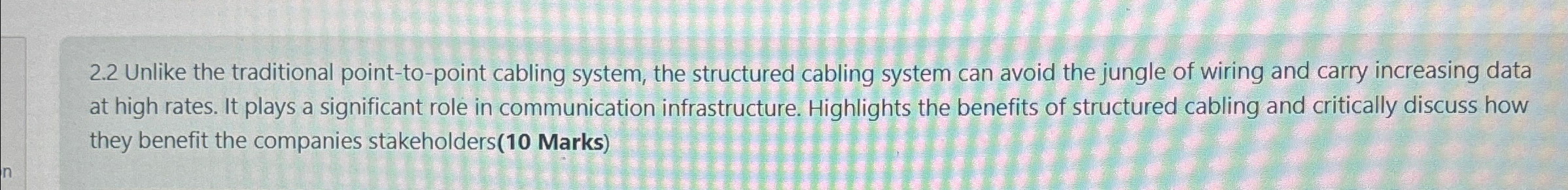 2 . 2 Unlike the traditional point - to - point