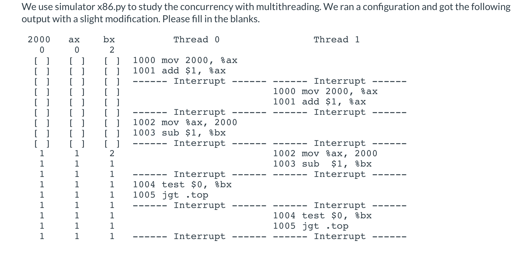 Fill in the blanks [ ] , We use simulator x 8 6 .