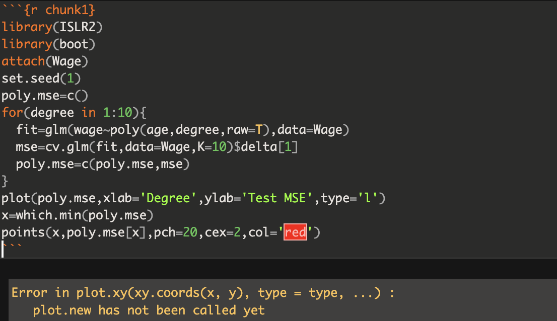 I have this code given in the picture, and I keep