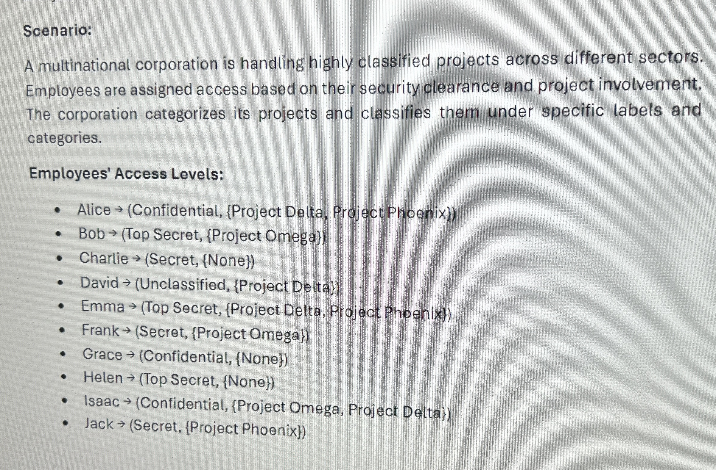 Scenario: A multinational corporation is handling