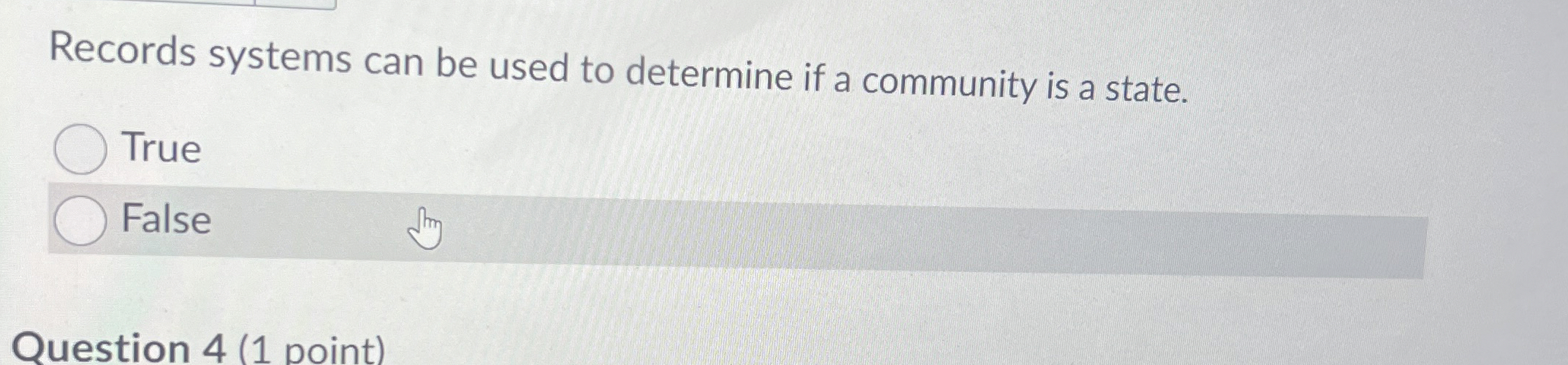 Records systems can be used to determine if a