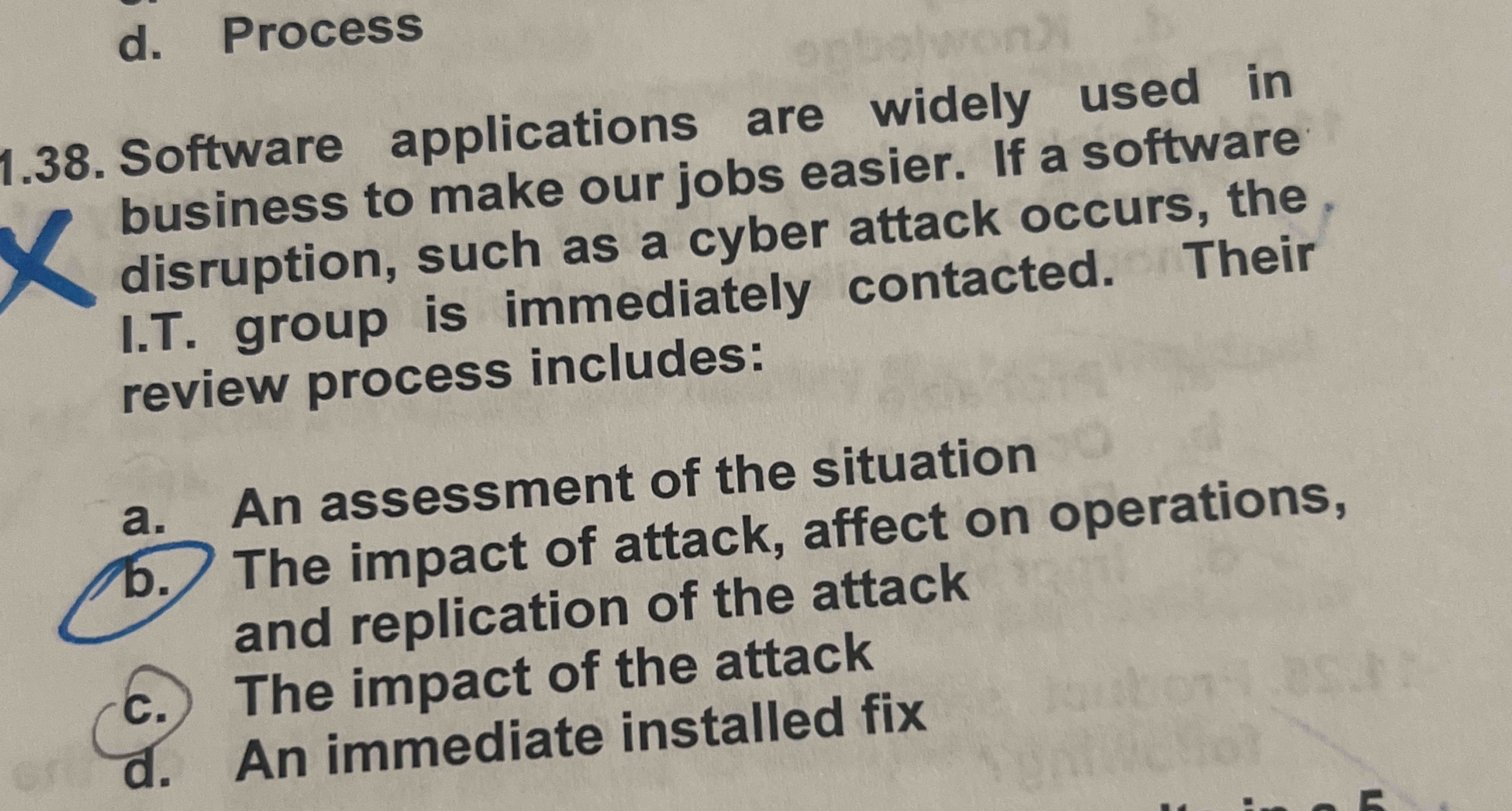 1 . 3 8 . Software applications are widely used