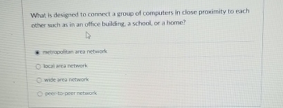 What is designed to connct a group of computers