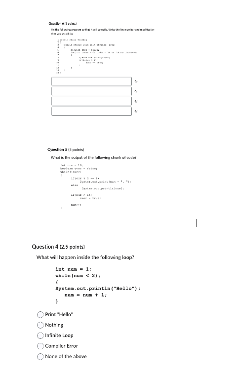 Question 6 IS foints that yea mexidi cha ` ` `