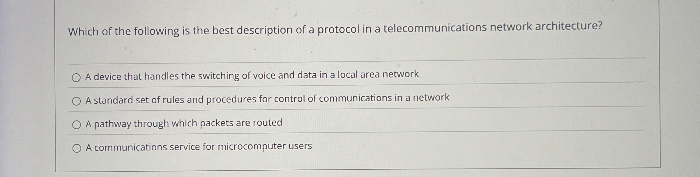 Which of the following is the best description of