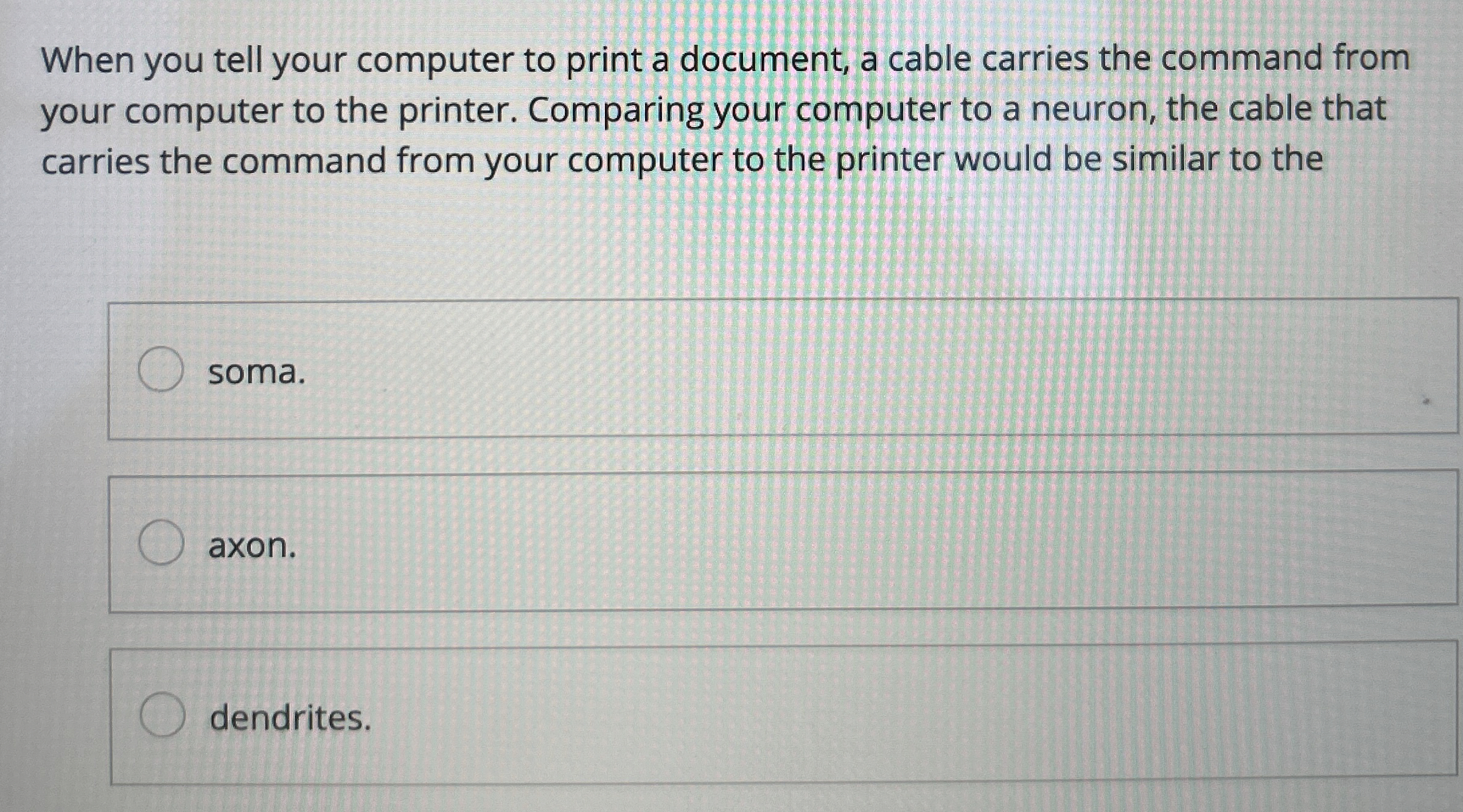 When you tell your computer to print a document,