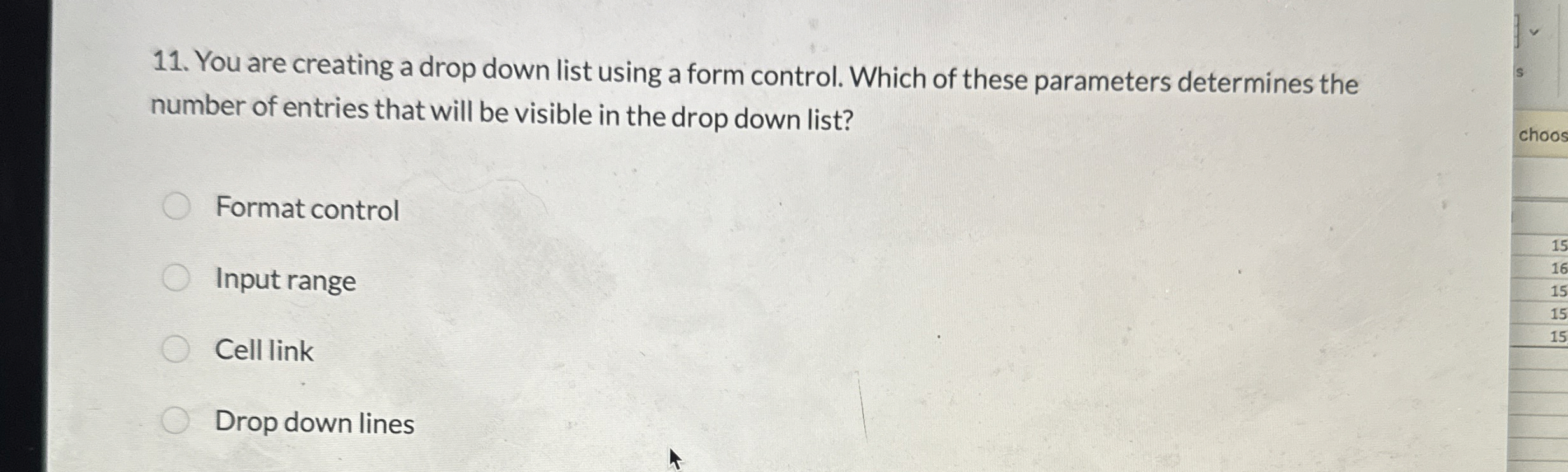 You are creating a drop down list using a form