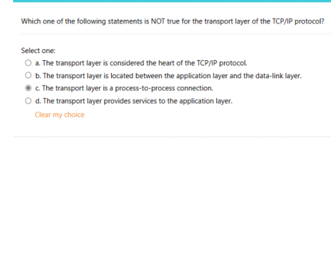 Which one of the following statements is NOT true