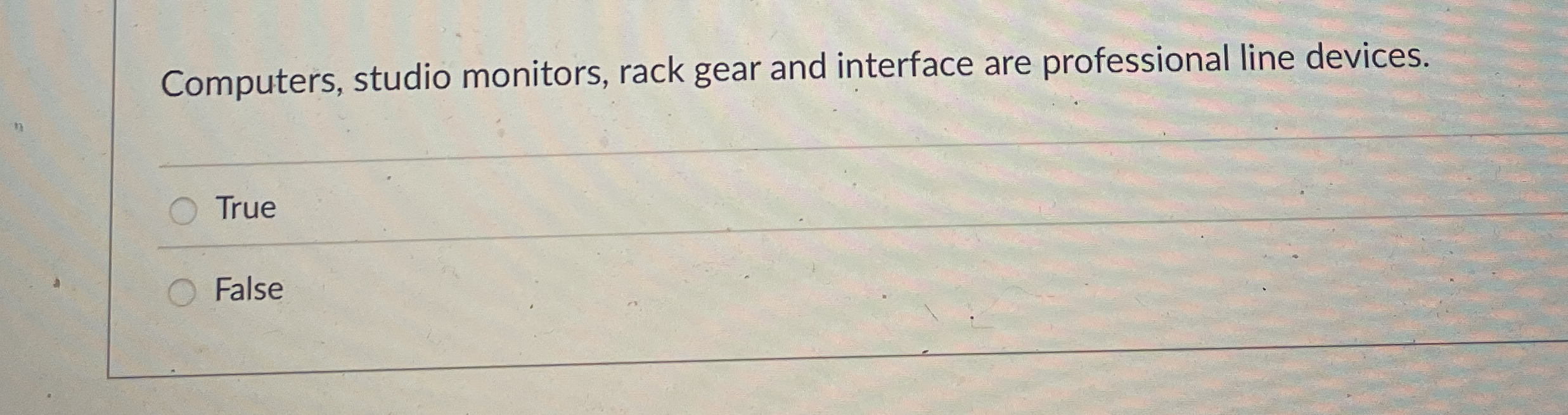 Computers, studio monitors, rack gear and