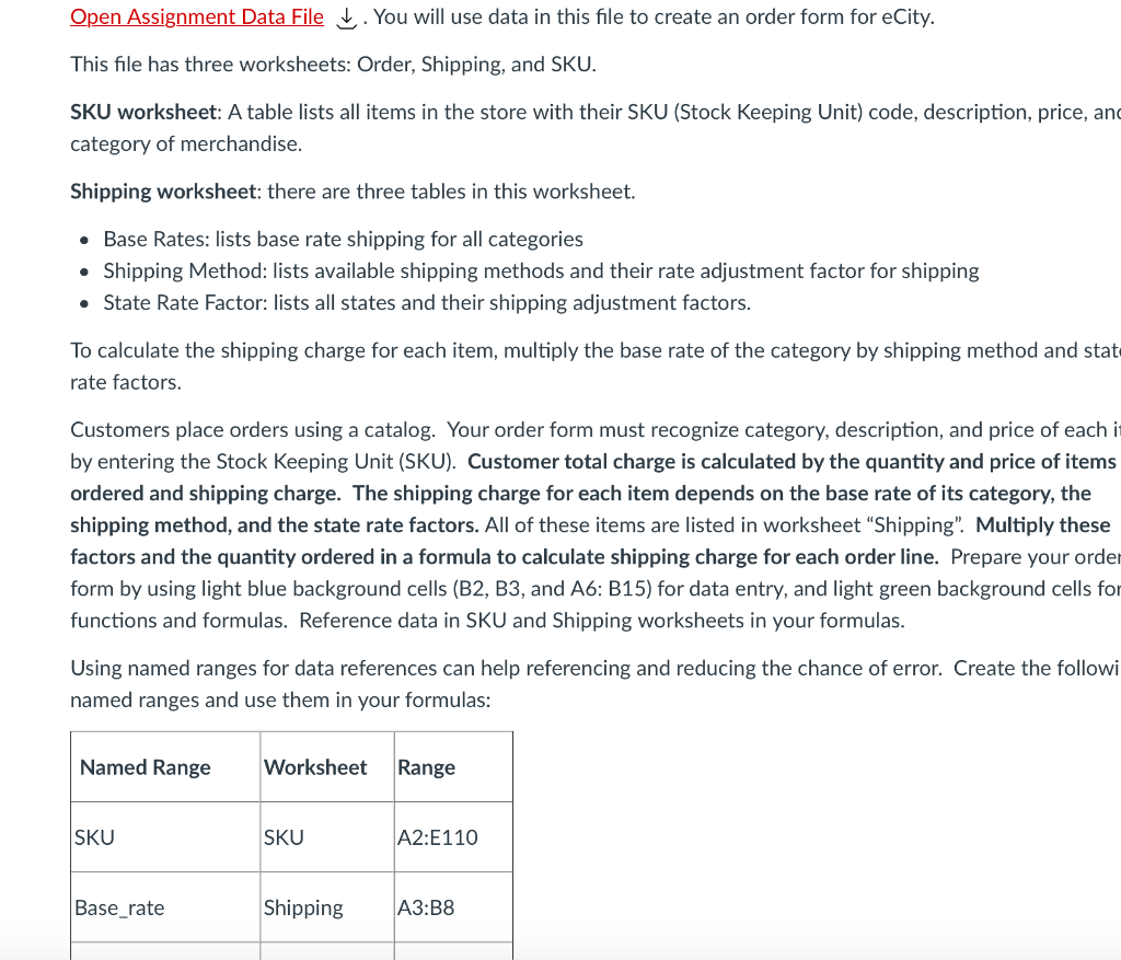 Assignment: Open Assignment Data File Download
