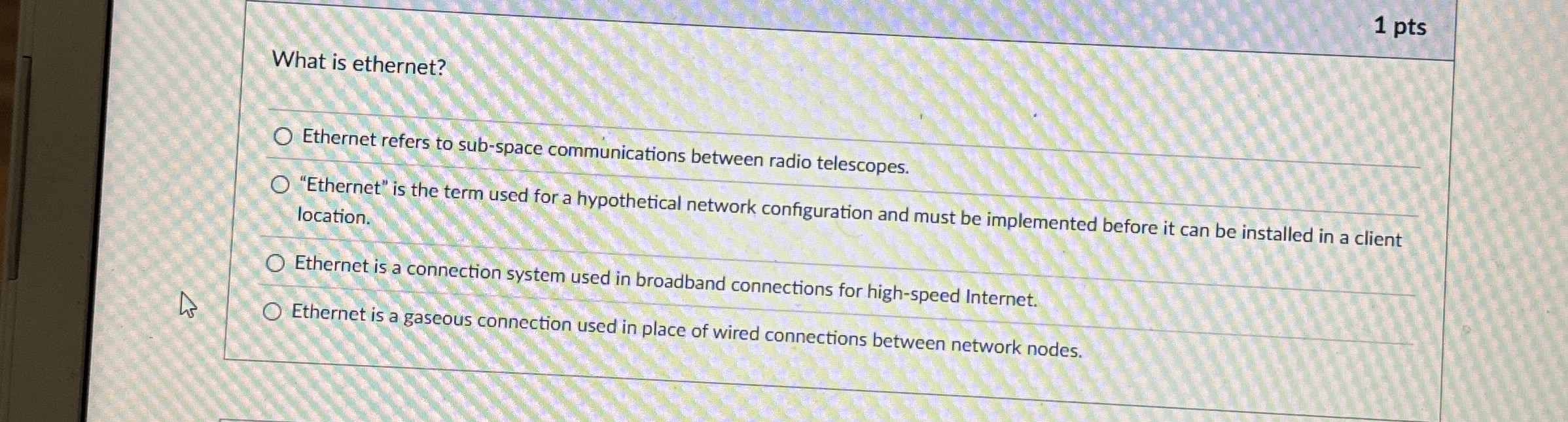 What is ethernet? Ethernet refers to sub - space