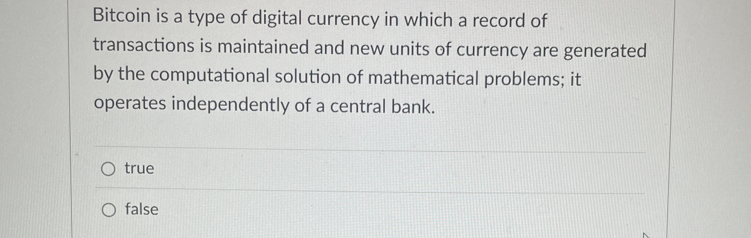 Bring your own device is a policy that allows