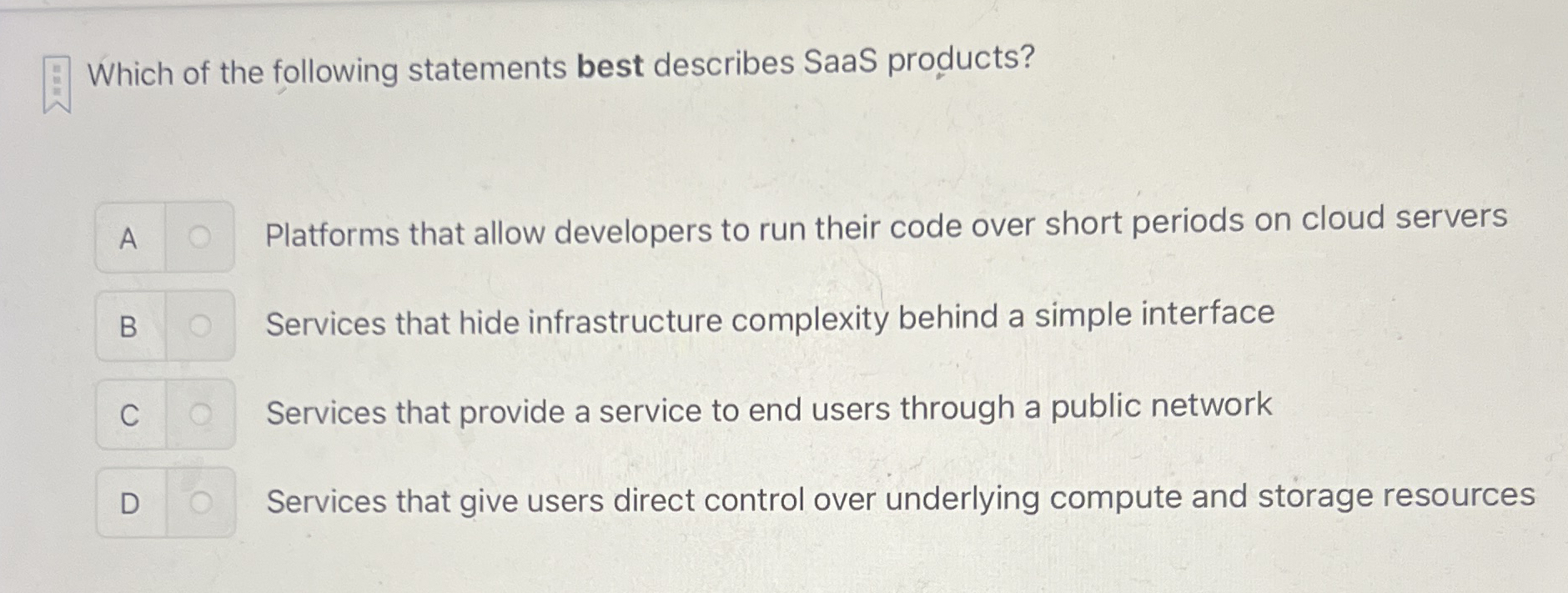 Which of the following statements best describes