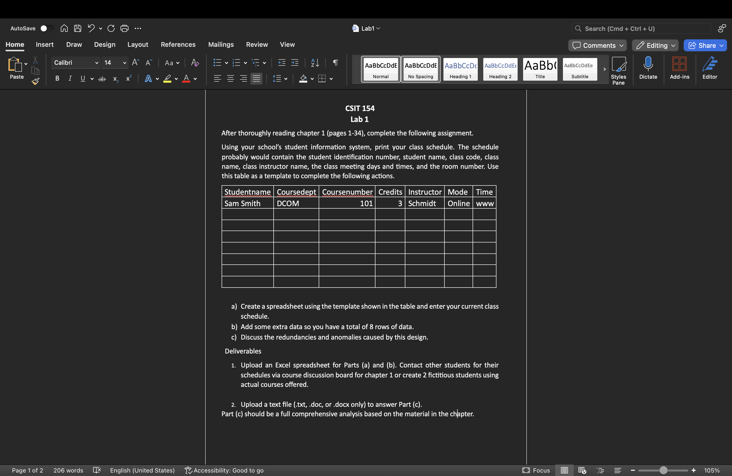 CSIT 1 5 4 Lab 1 After thoroughly reading chapter