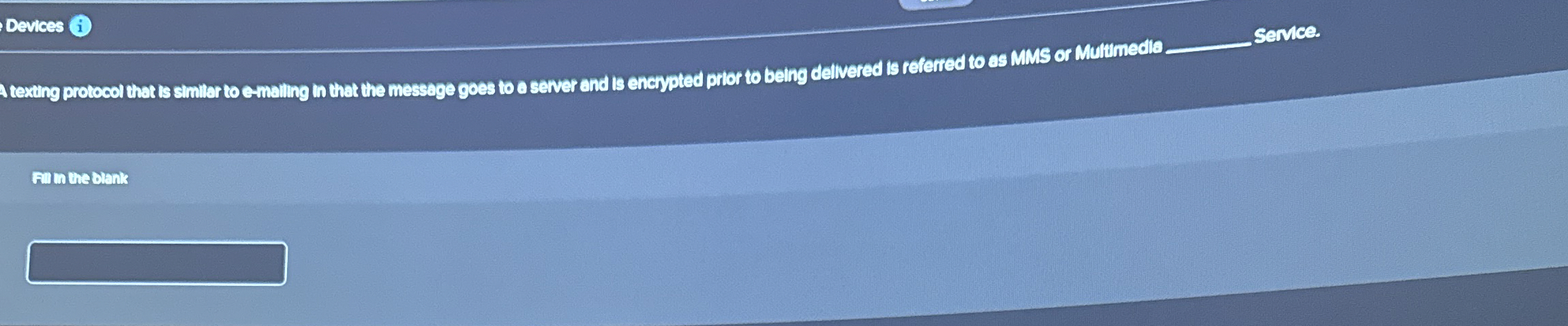 A texing protocol that is simitar to e - mailing