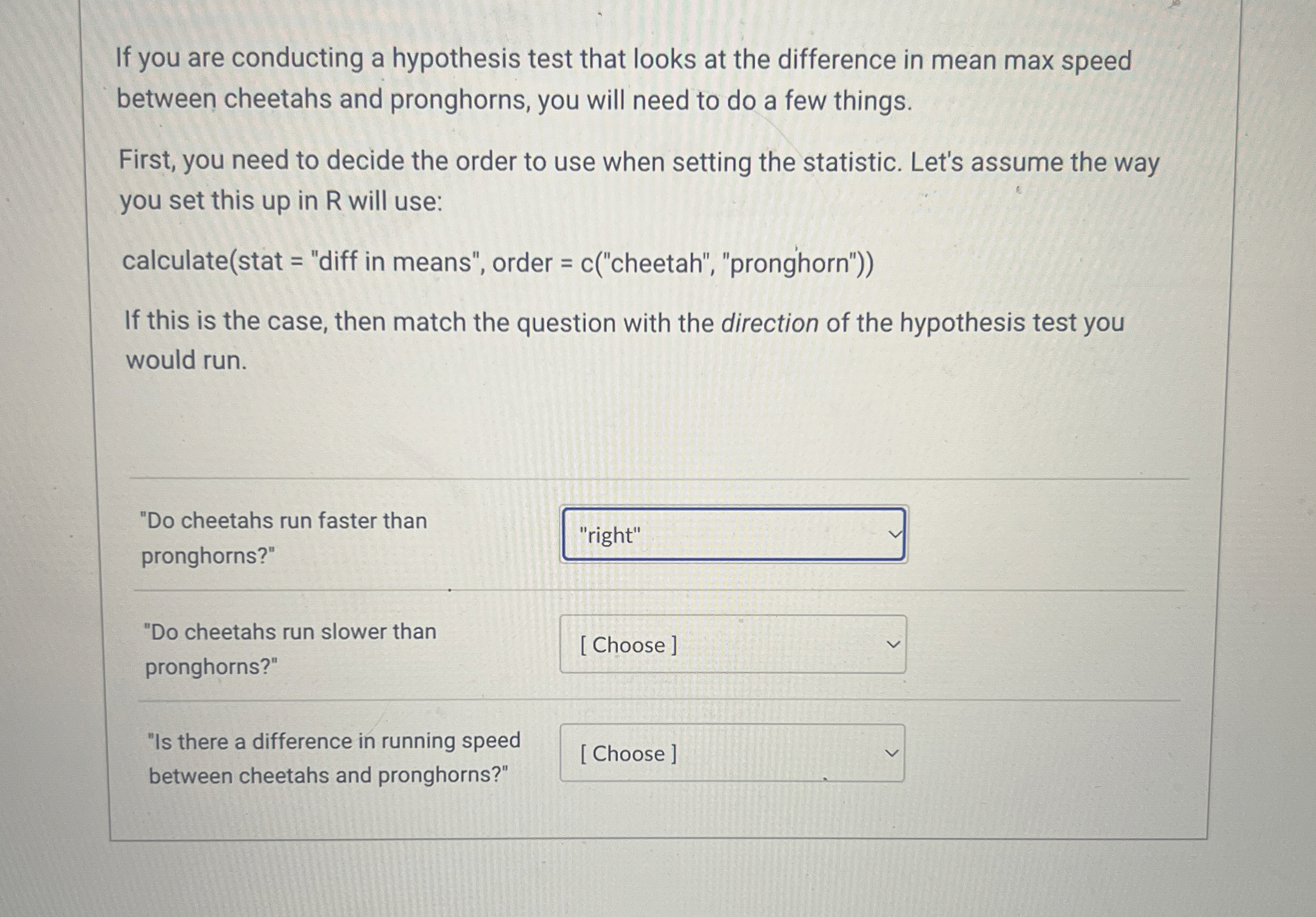 If you are conducting a hypothesis test that