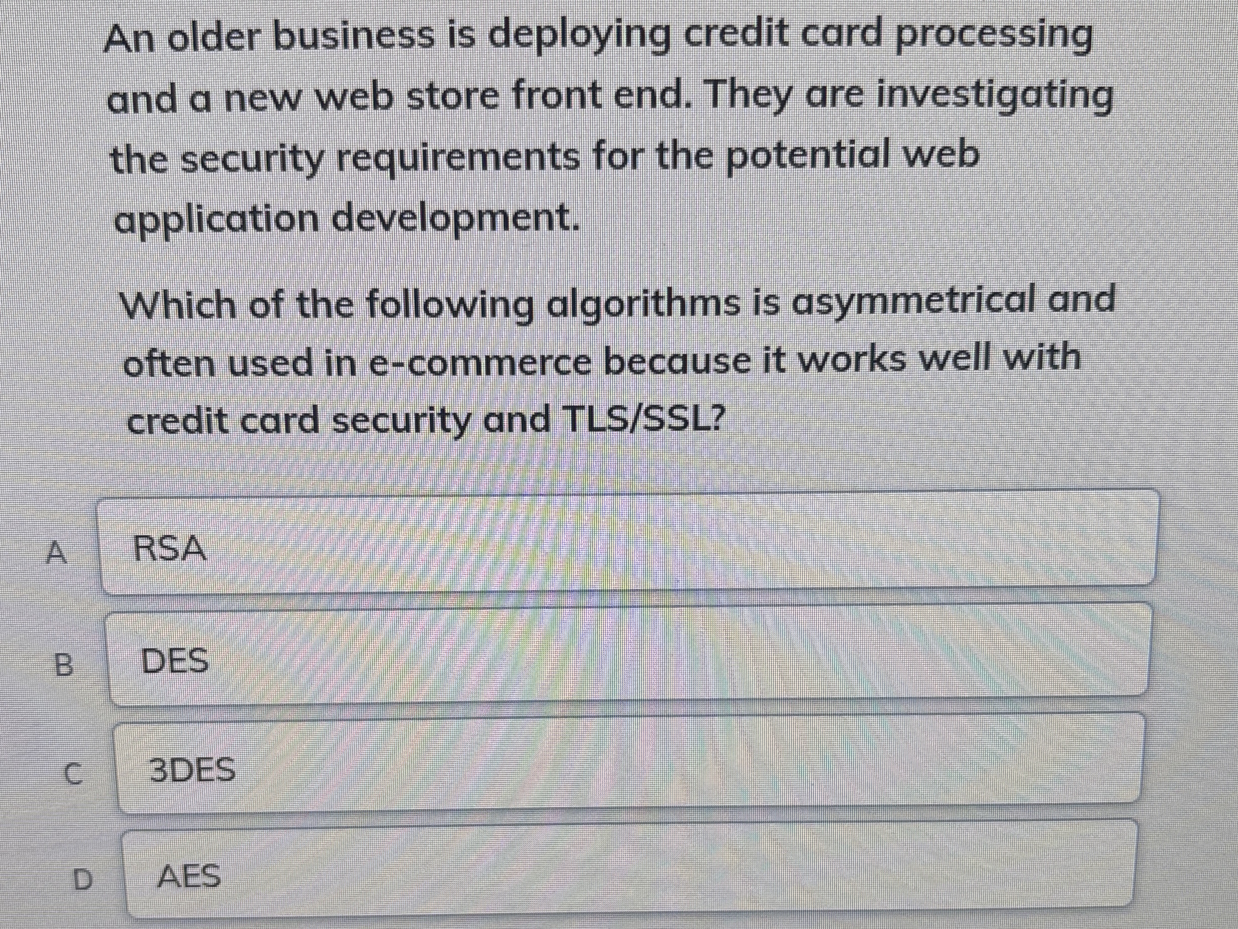 An older business is deploying credit card