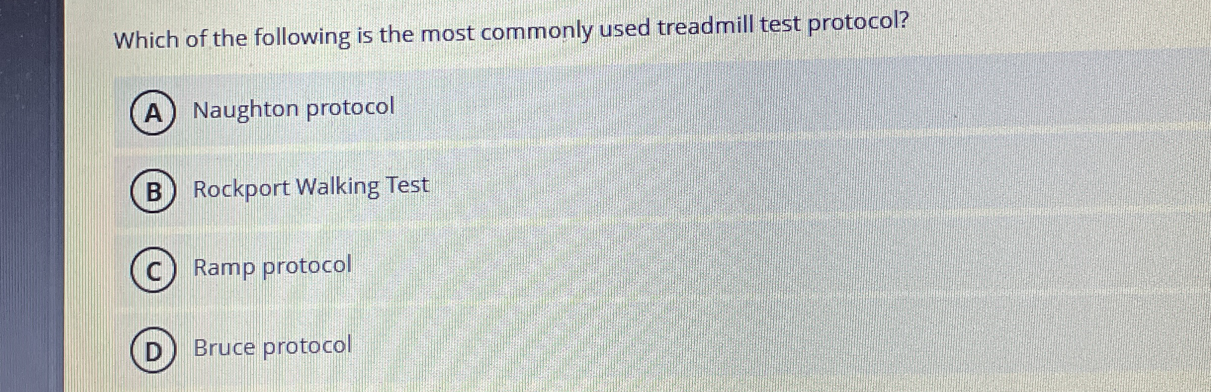 ZedWhich of the following is the most commonly