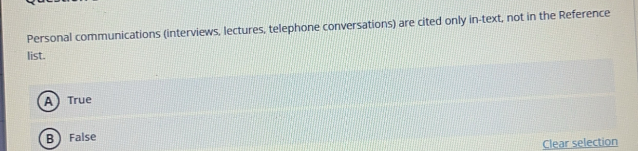 Personal communications ( interviews , lectures,