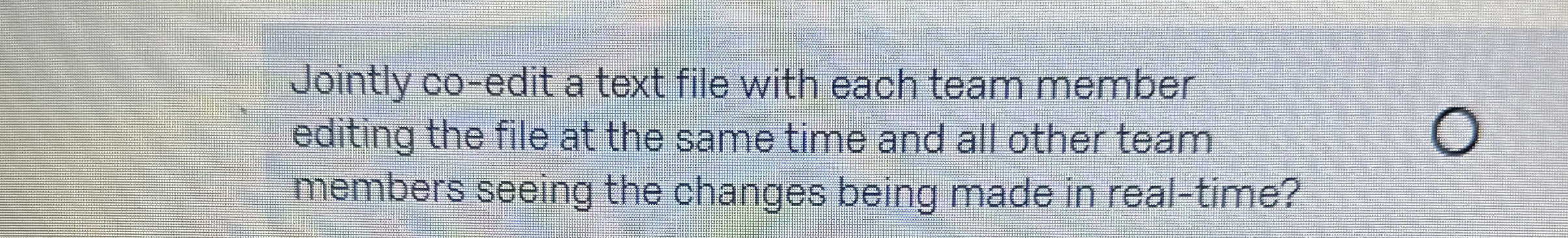Jointly co - edit a text file with each team