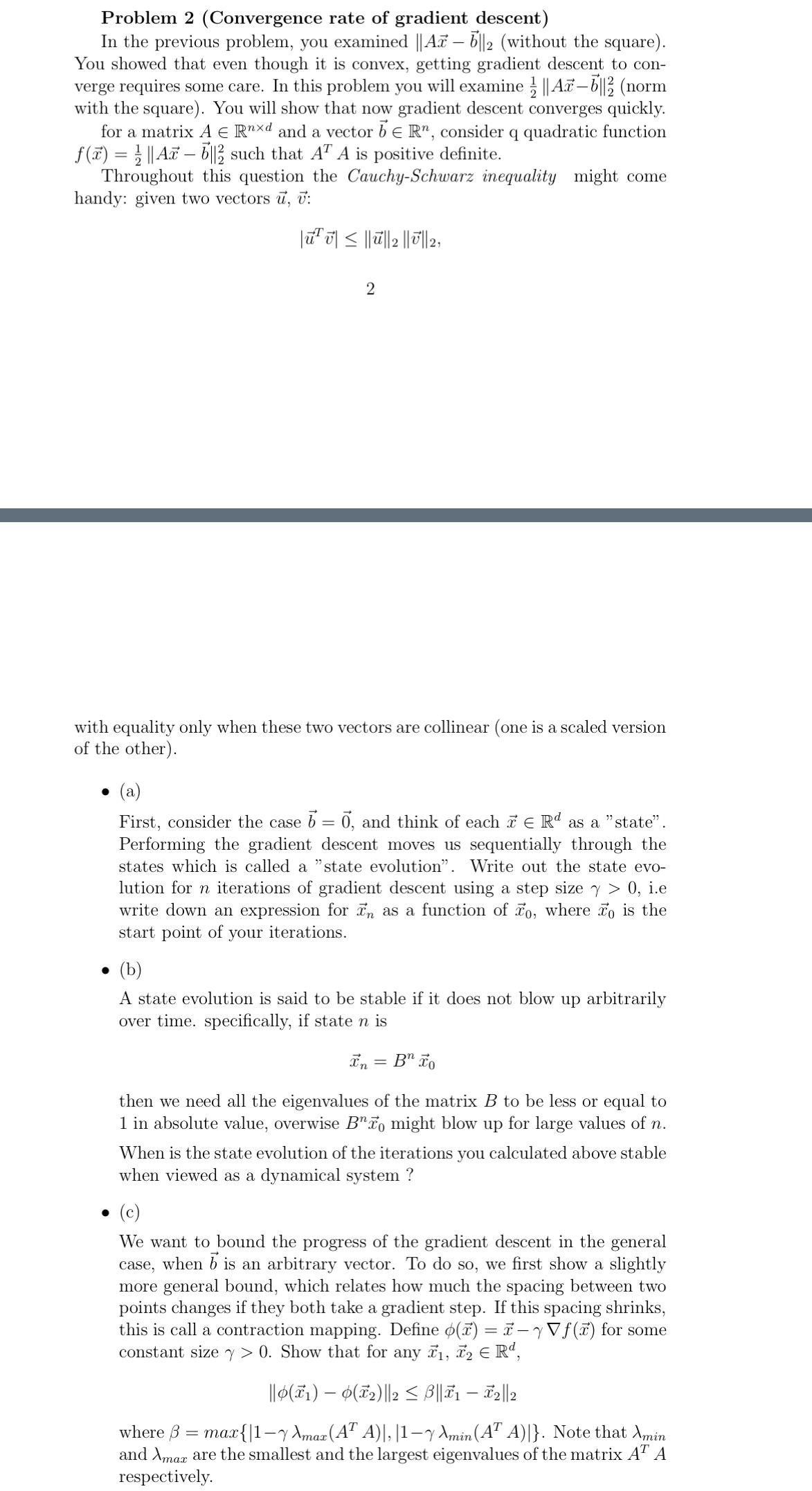 Optimization - Gradient Descent - Problem 2 (