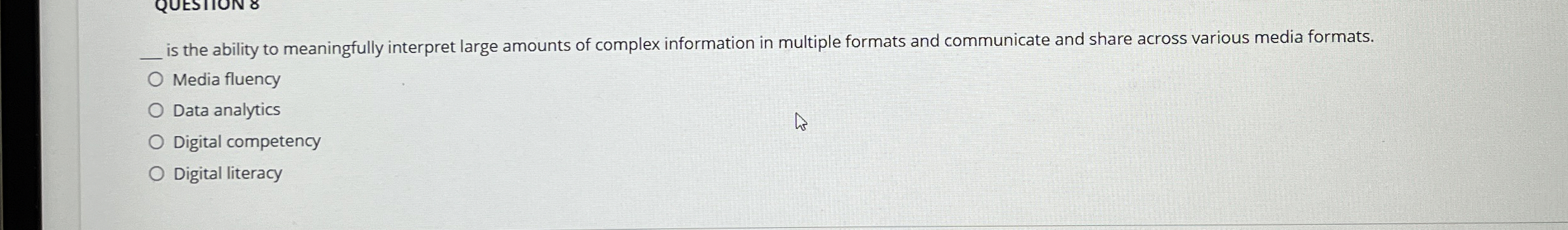 q , is the ability to meaningfully interpret