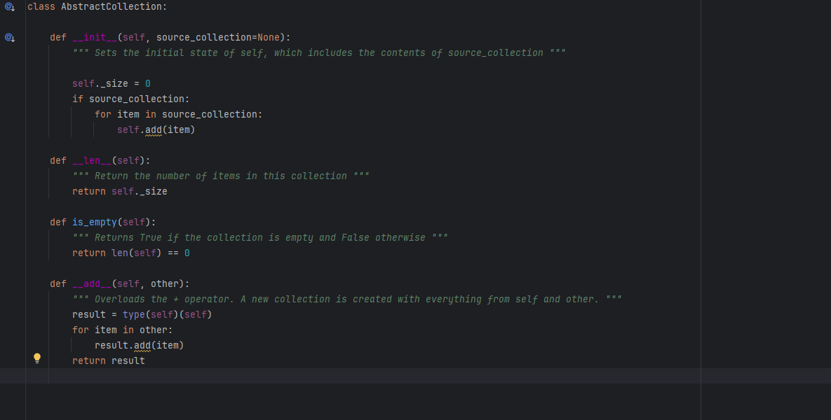 1 . Add two methods getSmallest and getLargest to