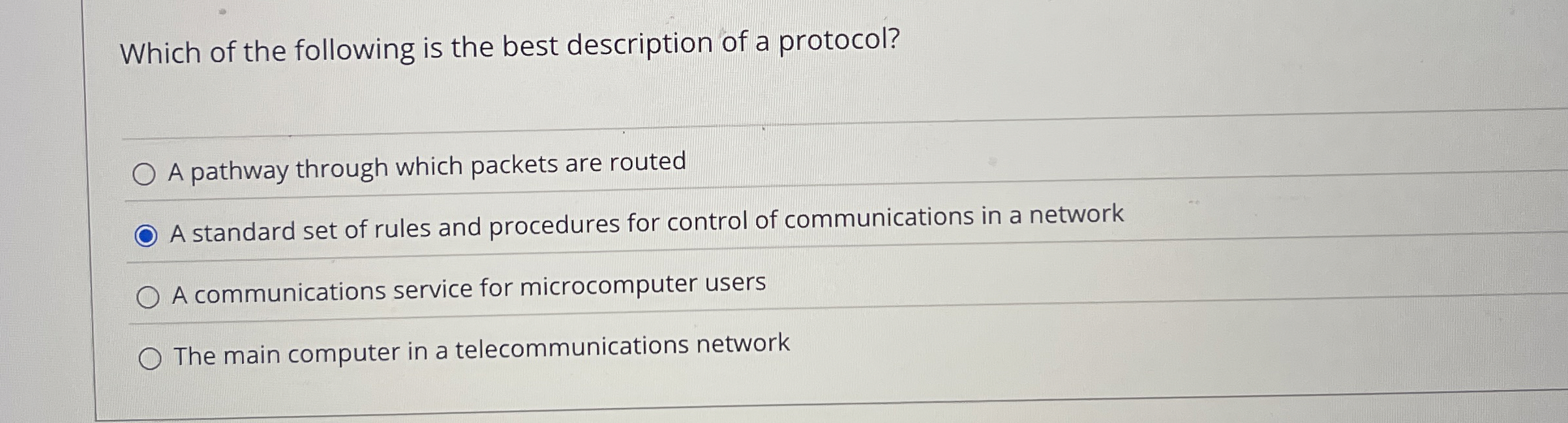 Which of the following is the best description of