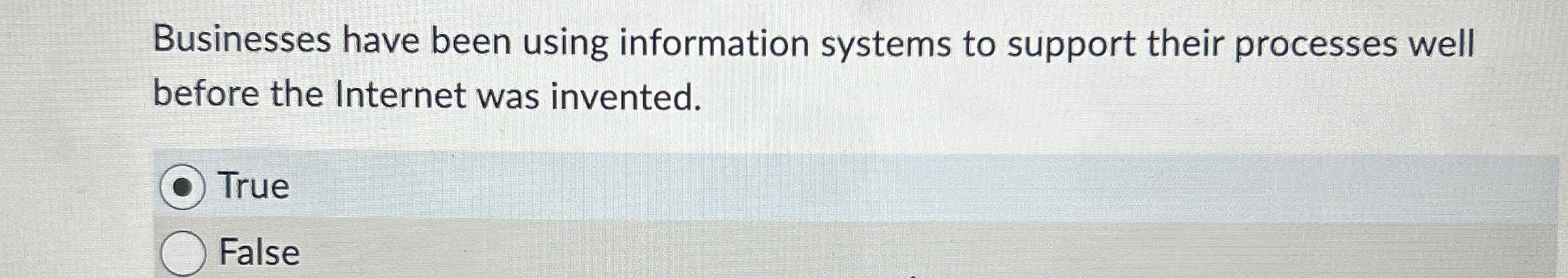 Businesses have been using information systems to