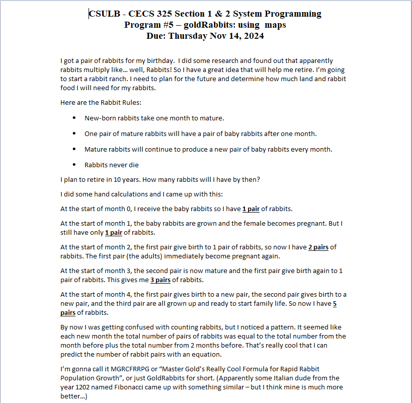 CSULB - CECS 3 2 5 Section 1 \ & 2 System