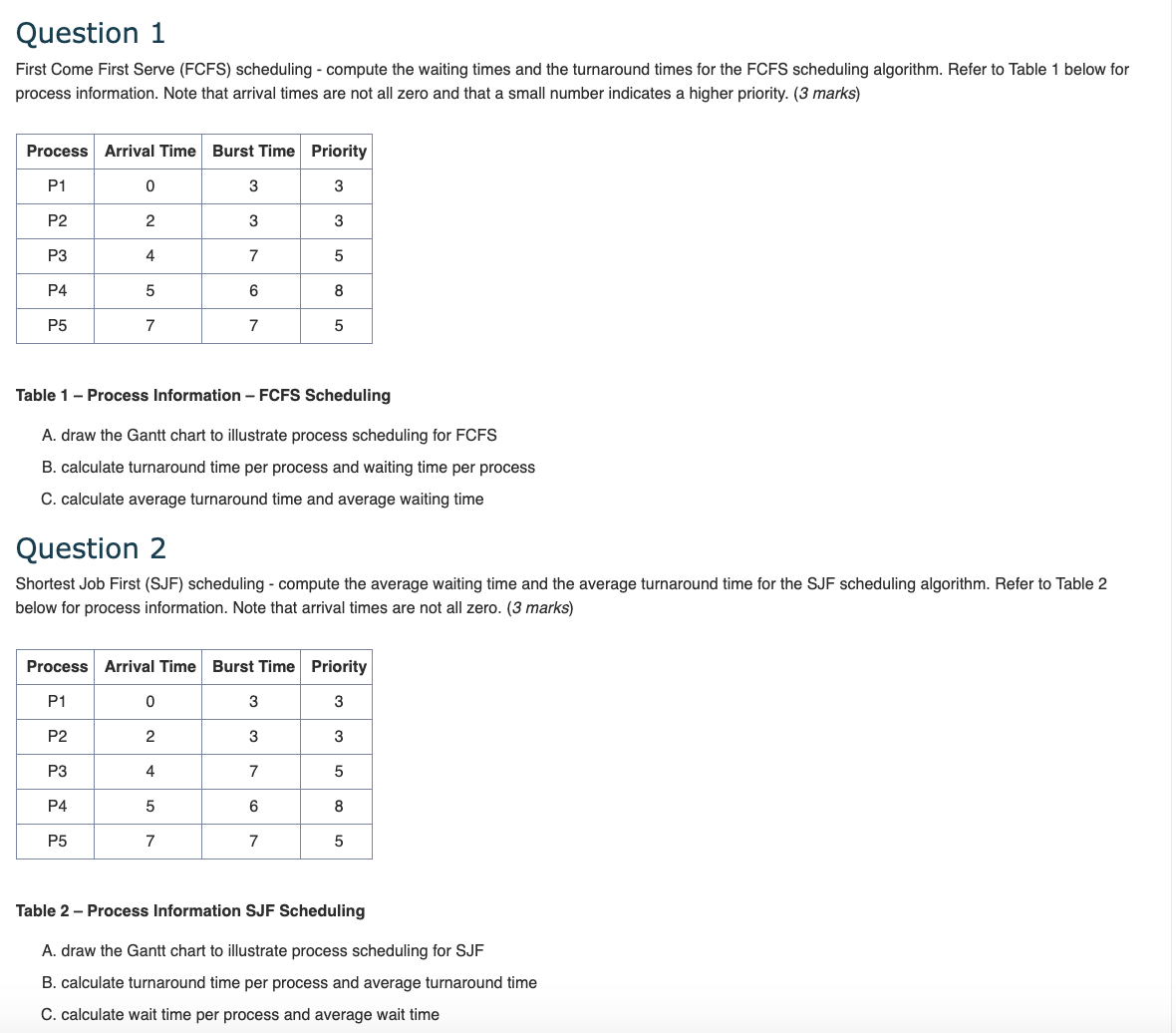 In this assignment you will calculate the