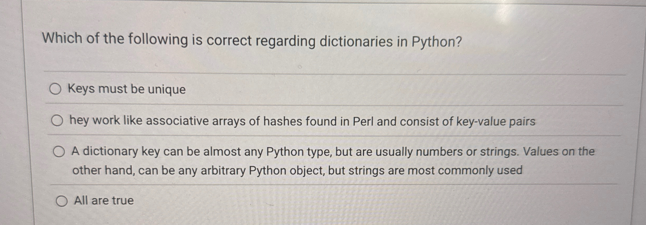 Which of the following is correct regarding