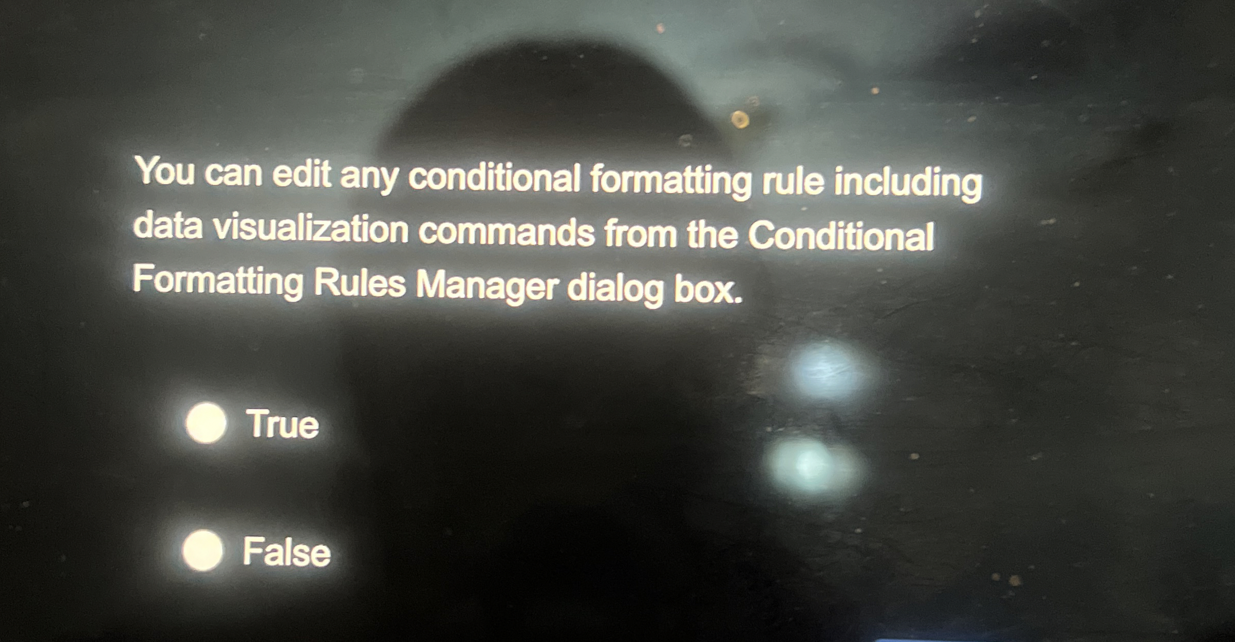 You can edit any condifional formatting rule