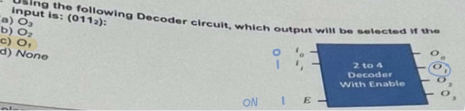 inping the following Decoder circuit, which