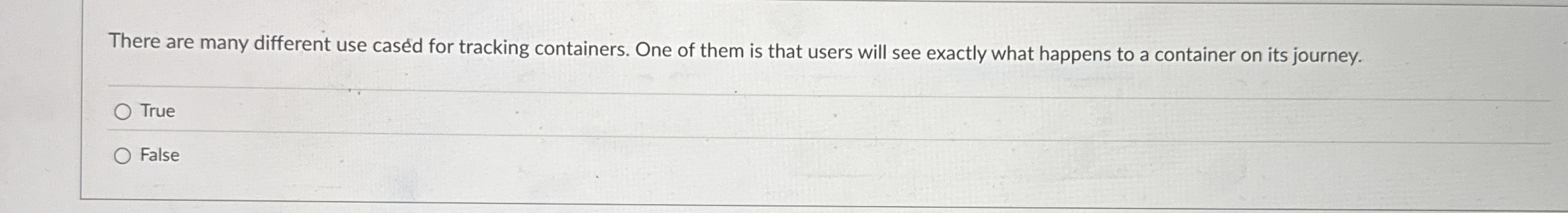 There are many different use cased for tracking