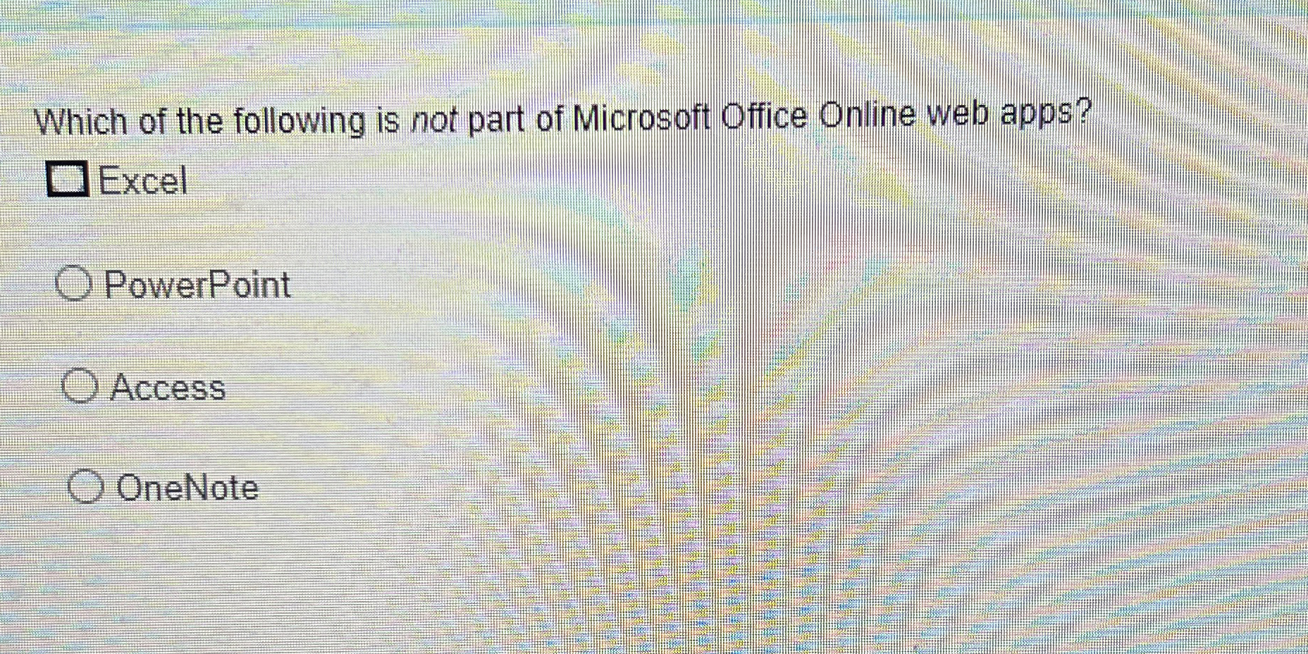 Which of the following is not part of Microsoft