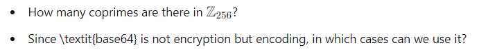How many coprimes are there in Z 2 5 6 ? Since \