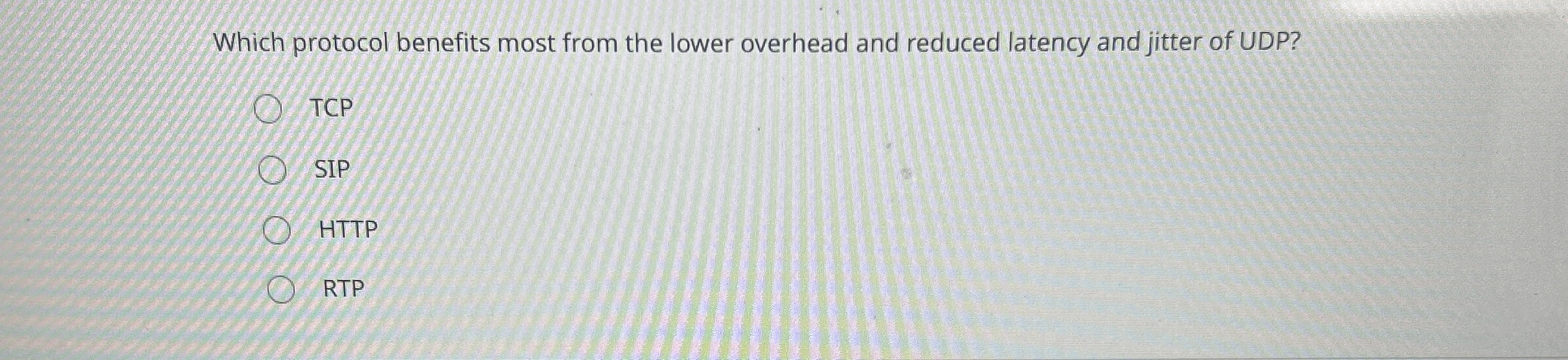 Which protocol benefits most from the lower